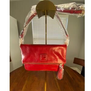 NWT Dooney & Bourke Florentine Foldover Zip Crossbody